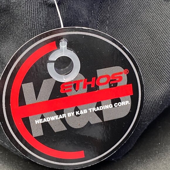 Ethos Switzerland Adjustable Cap Hat Black OS Tourist Souvenir Hat NWT - Picture 8 of 12